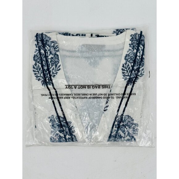 NWT Anthropologie Relaxed Kimono Cover Up Lounge Top | Coastal Boho Artsy Luxe M - Picture 16 of 16